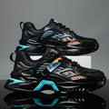 Men's spring breathable 2025 new versatile mesh athletic casual running height increasing black dad shoes - trendy ins style