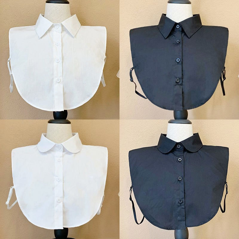 Processing Customized Large Size Pure Cotton Polyester Cotton Polyester False Collar Customized Changeable Standard Change Packaging Processing Proofing