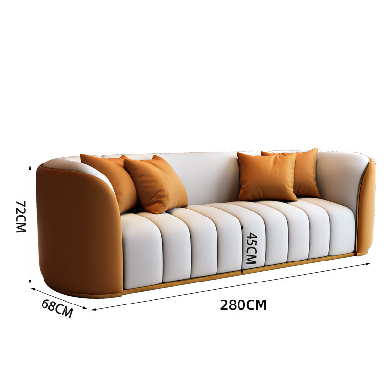 Nordic apartment hotel office negotiation sofa reception rest area sofa coffee table combination reception booth