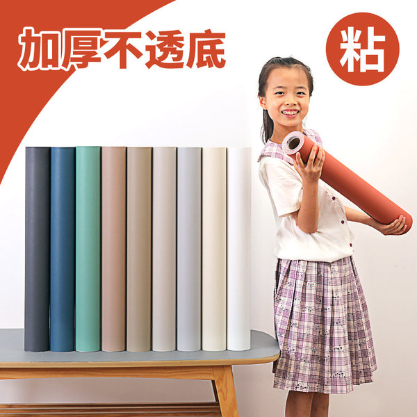 Desktop sticker self-adhesive waterproof and oil-proof scrubbable dormitory table decoration coffee table countertop furniture renovation sticker