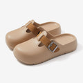 2026 summer new soft sole "cloud-like" closed-toe slippers - plus size fashionable casual shoes for office work and lounging