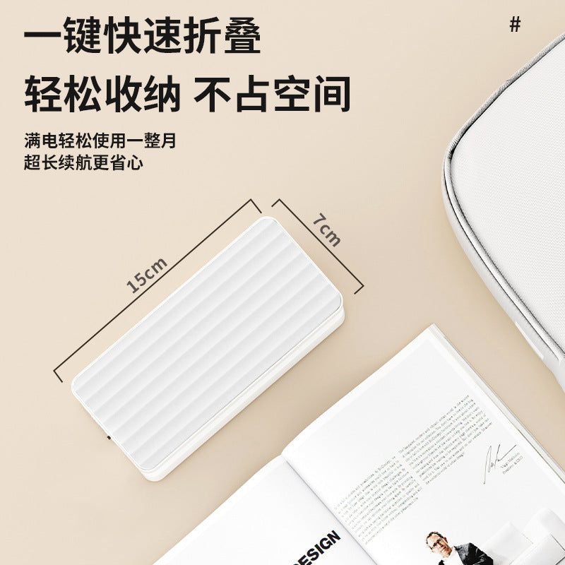 Foldable desk lamp - eye protection for students, perfect for dorm room desks, reading, and bedside use - cordless design