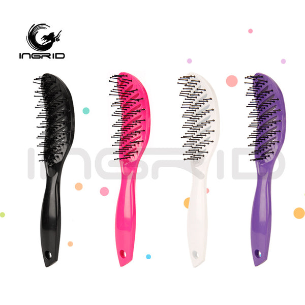 small curved comb hair comb hair salon special nine rows wide tooth comb long tooth hair tool ribs comb