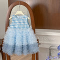 Girls' summer dress  new style - little girl's birthday cake dress - baby chic chanel-inspired princess dress