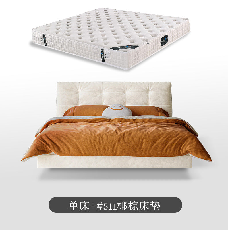 Foshan factory personalized fabric bed designer bed master bedroom fairy suspended french cloud bed cream style wedding bed