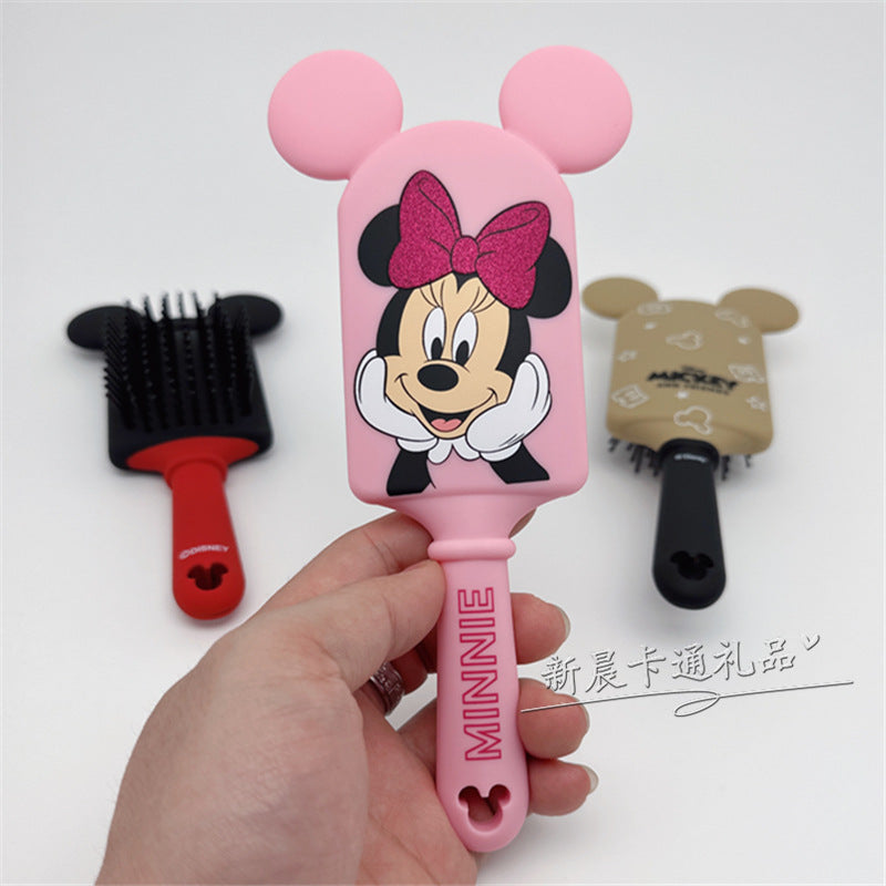 Kids' cartoon massage comb, girls' detangling comb, baby air cushion comb, elastic lacquer comb - wholesale in-stock from manufacturer
