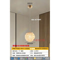 Bedroom bedside pendant light  new french light luxury high-end crystal small pendant lamp creative art decorative light