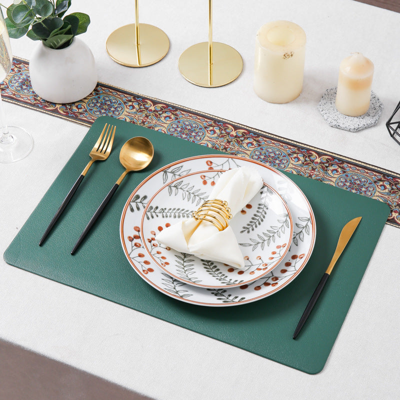 Ceramic tableware display set for showroom: nordic style dinnerware, plates, and western steak plate set