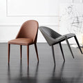 Modern minimalist dining chair for home use - stylish, light luxury design for hotels, restaurants, private dining rooms, dining tables, casual cafes, and backrest chairs