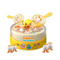 Rubber ducky pop-up spinning wheel electric fishing toy - educational toy for toddlers (ages 1-3) - perfect birthday gift for boys and girls