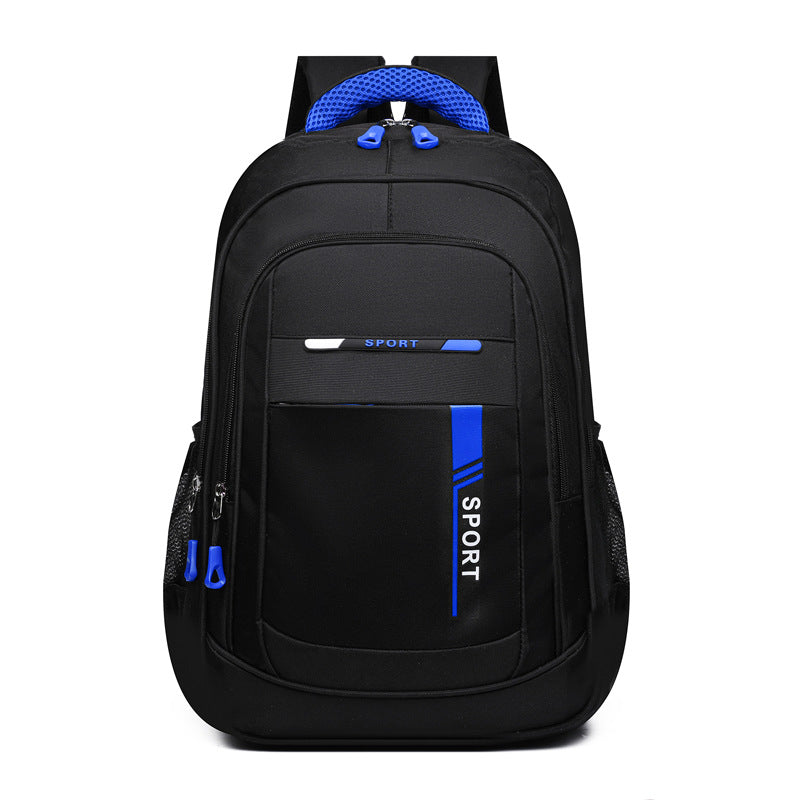 New large-capacity men's casual simple backpack travel computer backpack female junior high school high school college student schoolbag