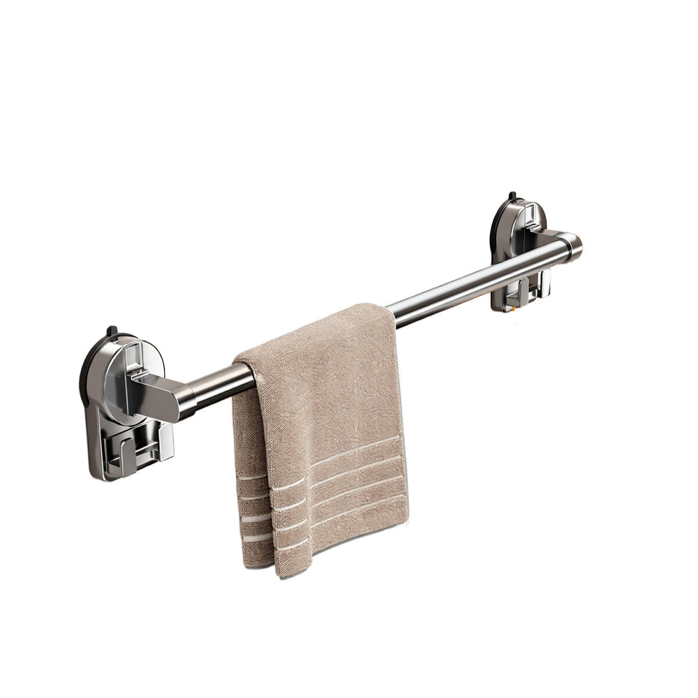 Suction cup towel rack, punch-free towel rack, bathroom punch-free bathroom suction cup bath towel storage rack