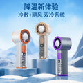 new arrival high-speed cooling fan outdoor portable mini handheld turbine transparent fan manufacturer wholesale