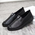 Soft leather soft bottom ladieswear shoes flatsabrasion resistantwaterproofbows work shoes wechat group purchase live broadcast one piece dropshipping