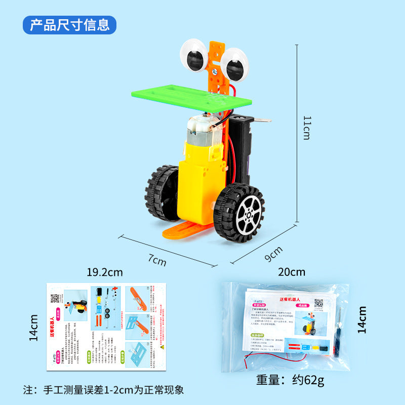 Processing Customized Technology Small Production DIY Food Delivery Machine Student Human Educational Toy Scientific Experiment Source Factory