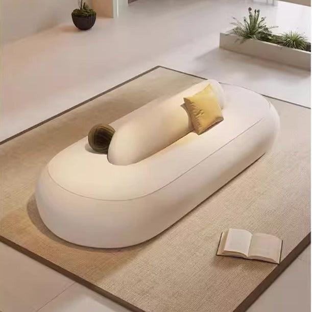Cream style designer double-sided sofa clothing store hotel club lobby reception area rest area