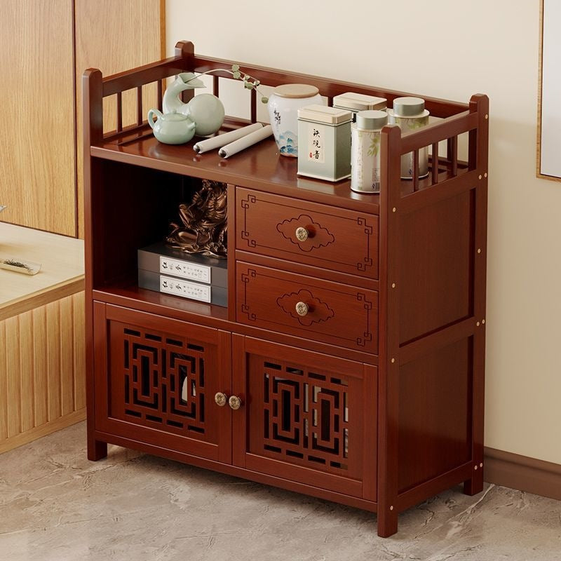 New chinoiserie bogu rack small tea cabinet tea set storage rack tea display rack tea rack tea room tea cabinet ornaments