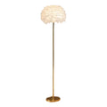Floor lamp scandinavianaccessible luxurypopular feather lamp sofa living room lamp warm feeling storage vertical bedside atmosphere lamp