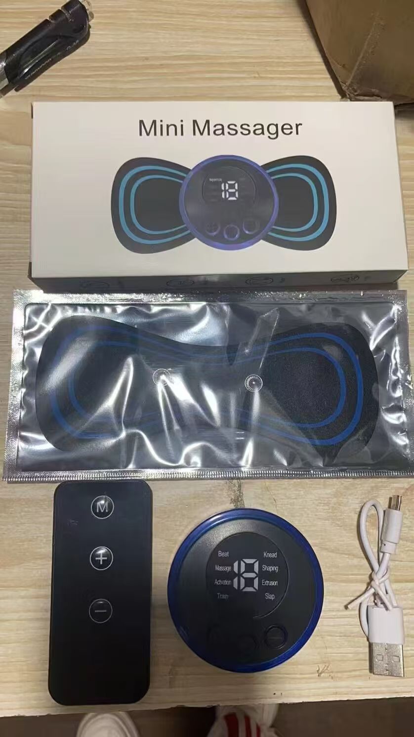 Cervical massager multifunctional waist back shoulder neck rechargeable mini massage patch pulse acupuncture smart instrument