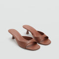 Women's foreign trade sandals - summer  collection: low-cut mules, stiletto heels, open-toe slides for women's outdoor wear