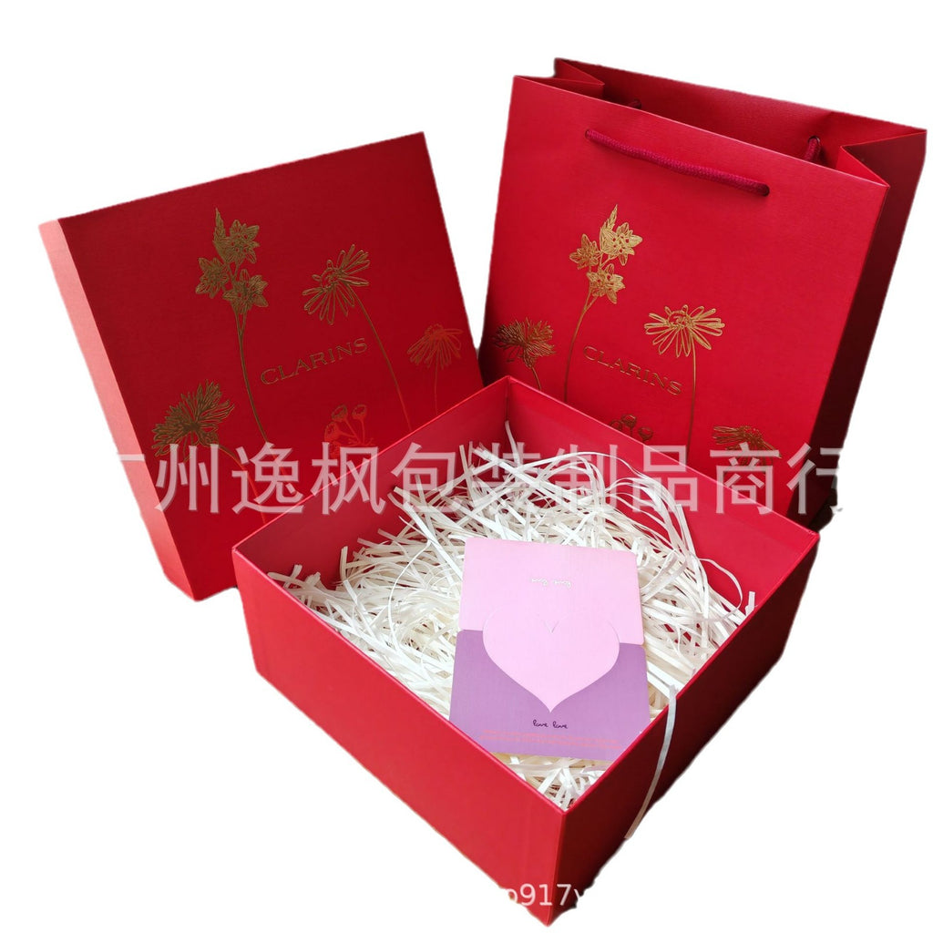 Clarins Skincare Set Gift Bag Packaging Tote Bag Gift Shopping Bag Gift Bag Gift Box