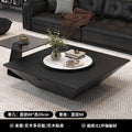 Modern minimalist upscale inverted triangle coffee table - designer style for living room, available in trapezoid and square shapes, coffee table set