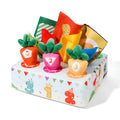 baby's tear-proof tissue box, paper pull-out, radish toy, two-in-one infant early education and soothing toy