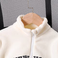 Thickenedheattech lamb wool outwear women's winterfleece-linedplus sizeloose fat mm medium long half-zip stand collar sweatshirt