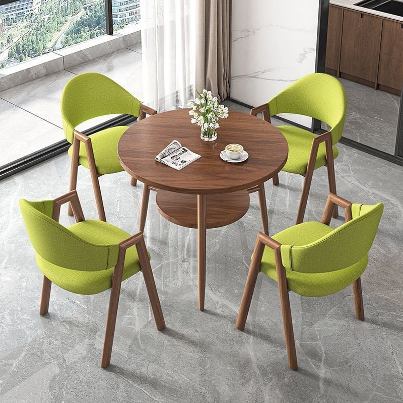 Scandinaviancasualcasual reception negotiation table and chair combination milk tea coffee shop apartment b&b dining table balcony small round table