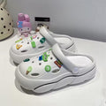 2024new arrival shit-stepping clogs for women outwearsummercutepopularthick sole nurse beach two-wear toe-cap slippers