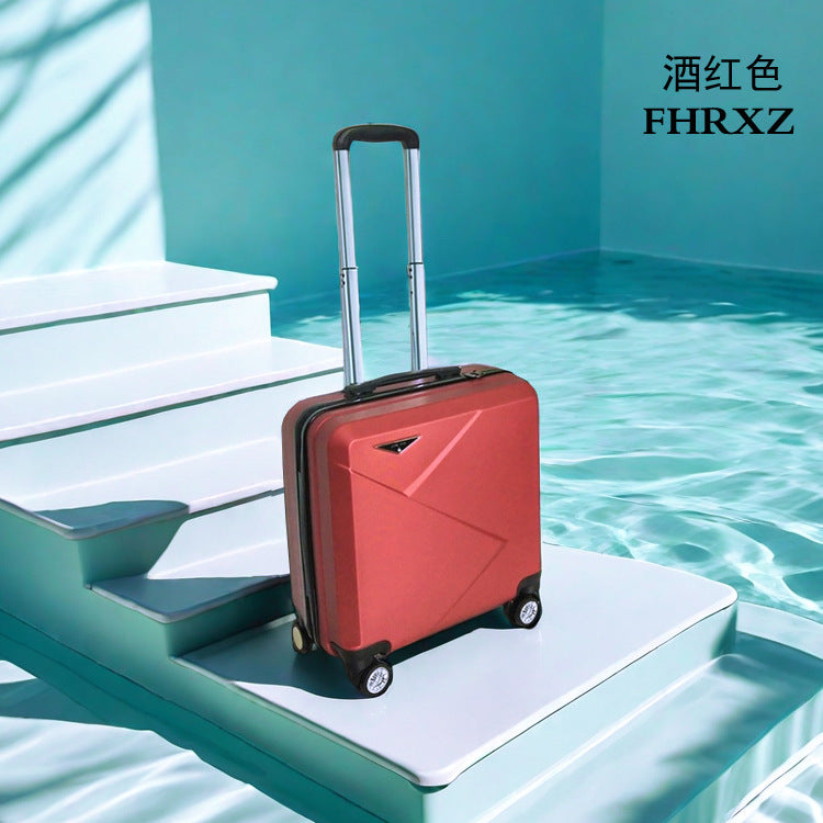 New suitcase, women's candy-colored suitcase, men's universal wheel trolley case, 20-inch boarding case, password bag, one piece.