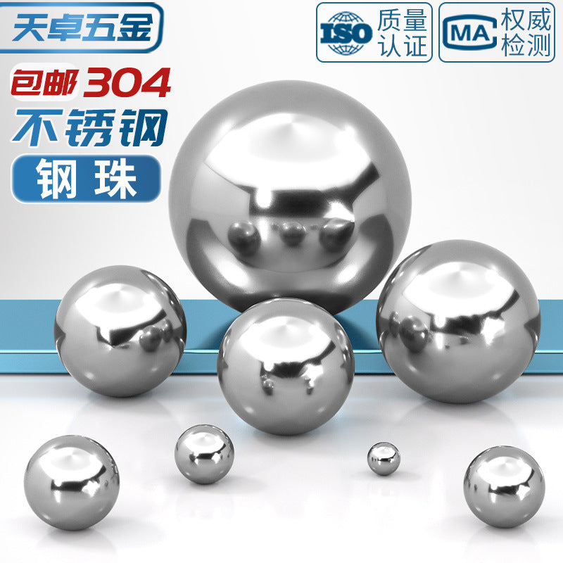 304 Stainless Steel Precision Bearing Steel Ball Solid Small Ball Ball Ball 0.5-6 - 8-9-30 - 60mm
