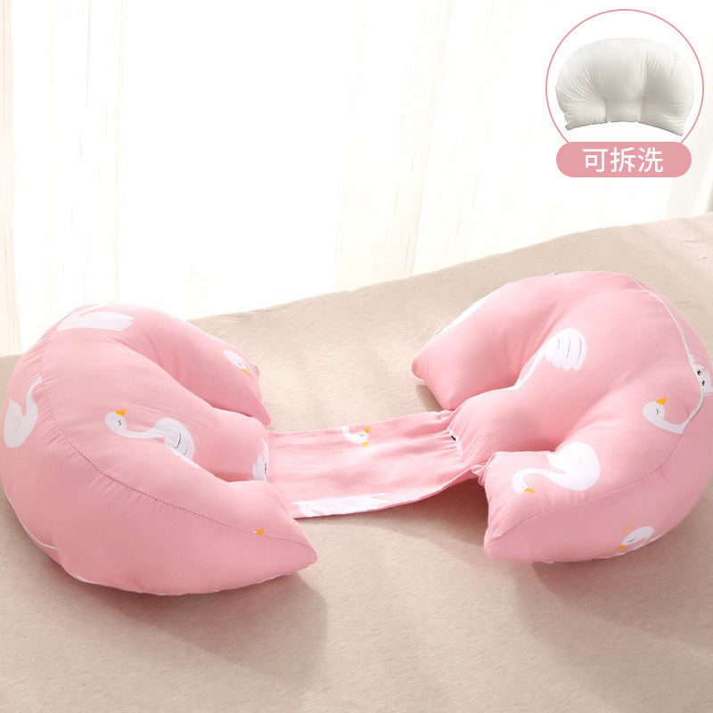 Multifunctional cotton maternity pillow - side sleeper, pregnancy, nursing & breastfeeding pillow core - direct from manufacturer, dropshipping available