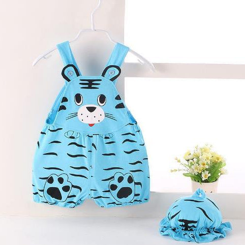 Newborn infant baby summer sleeveless romper - cute hooded casual fashion lightweight bodysuit