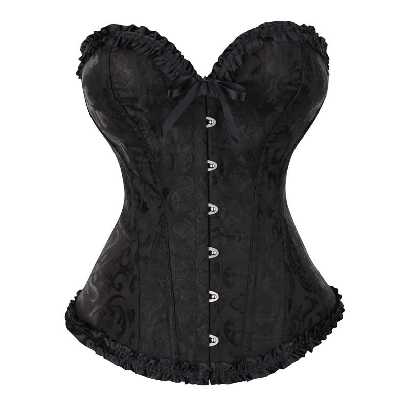 Palace body shaping tops strapless tummy slimming slimming sexylace floral corset bra