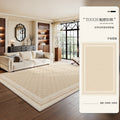 Removable and washable carpet living room new arrival medieval cream style removable double layer for home easy-care soundproof floor mat french style