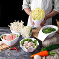 Fat beef plate melamine hotpot restaurant buffet plate tableware barbecue plate commercial side dish dish lettuce bucket haidilao