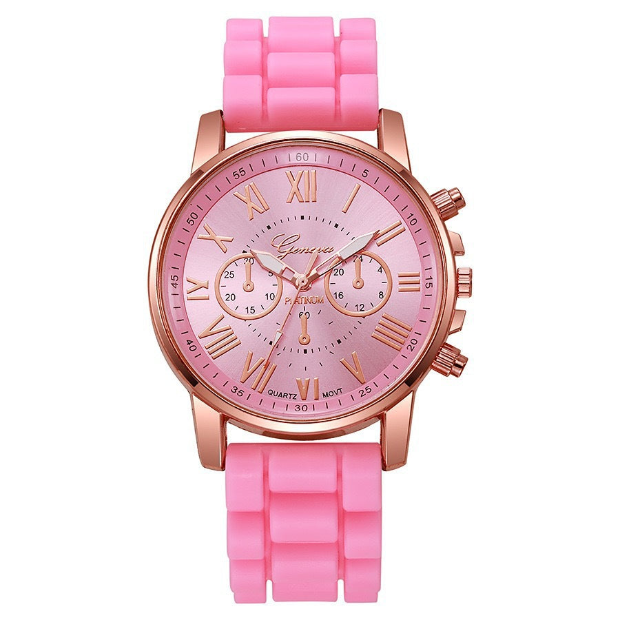 new arrival women's korean style quartz watch simple classic silicone strap watch women's watch wholesale dropshipping