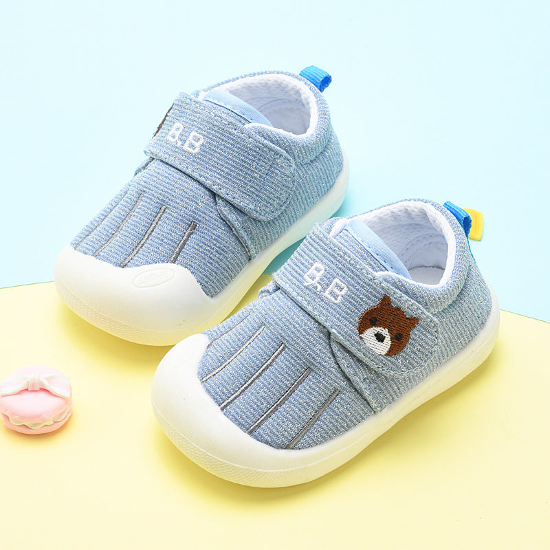 autumn collection: new fall toddler shoes for baby girls (0-1-3 years) - soft cloth spring/autumn first walker shoes for baby boys