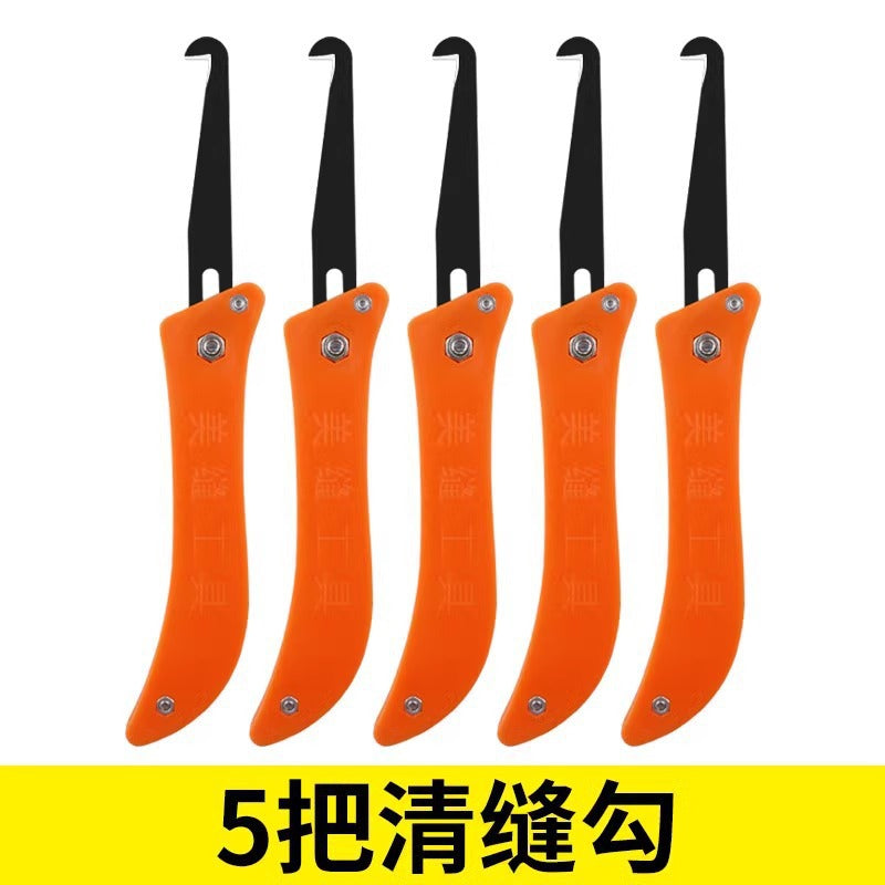 Squeegee tool, special scraper for beautiful seams, glass glue, edge scraper, scraper, seam clearing, trimming, and corner trimming