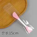 Pink: double-headed silicone brush (knife head + shovel head)