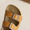 Kids' open-toe sandals: boys' non-slip breathable platform beach shoes, girls' summer double-buckle comfortable versatile casual shoes