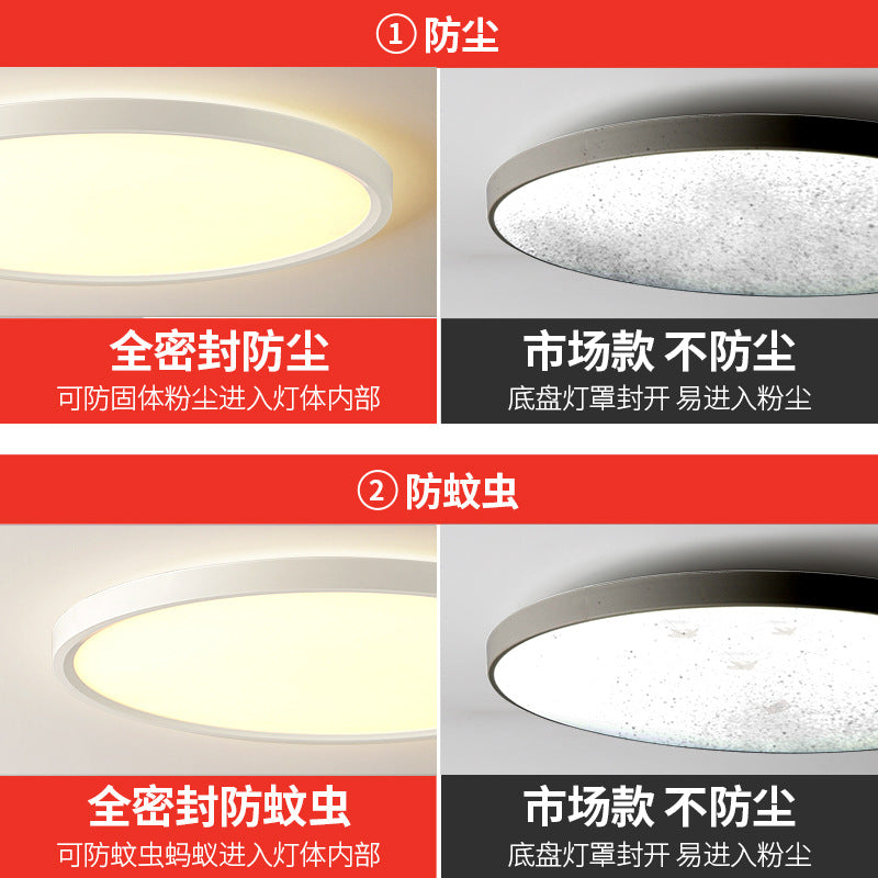 Ultra-thin led ceiling light simple modern master bedroom light living room room corridor kitchen balcony eye protection main light