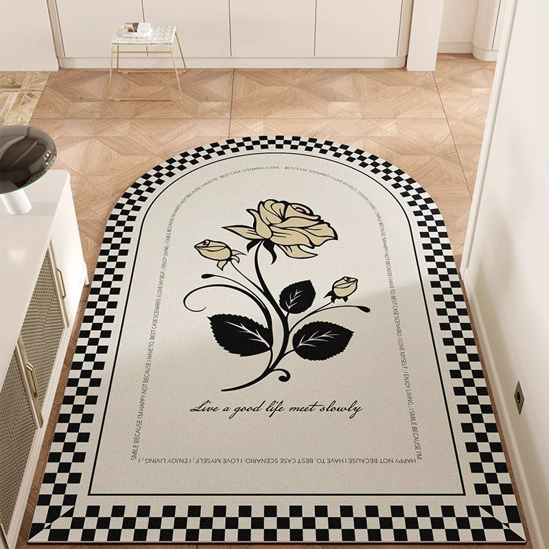High-end doormat for entryway, home anti-slip floor mat,  new style, minimalist modern luxury, no-wash