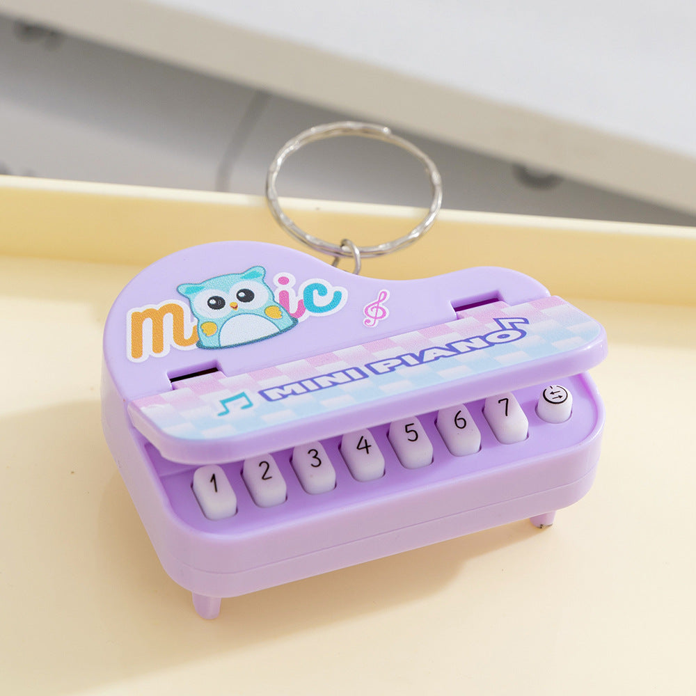 children's toy simulation digital piano digital keyboard keychain pendant creative handheld digital game console