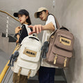 Japanese style workwear style high school students junior high school students school bag women's k-style backpack men's large capacity travel backpack easiest for match