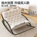 Double rocking chair lunch break chair courtyard balcony for home adult casual lounge chair accessible luxury lazy sofa chair manufacturer personalized