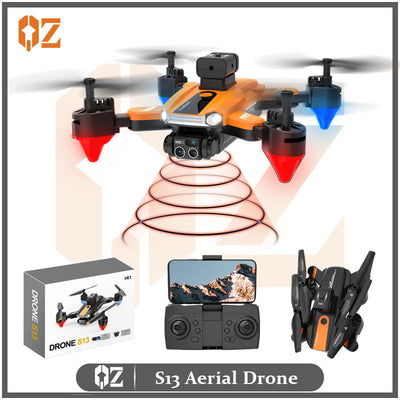 s13 drone hd aerial photography quadcopter optical flow positioning esc lens remote control aircraft toy