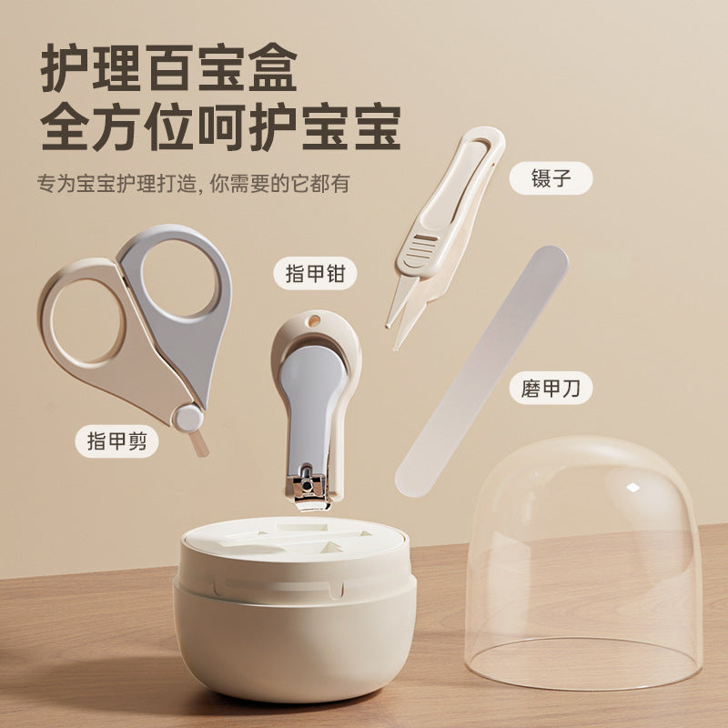 Baby nail clippers newborn special suit baby nail scissors pliers handy gadget security anti-clip meat infant and toddler