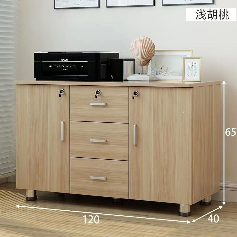 Office file cabinet with lock, storage cabinet, drawer storage cabinet, low cabinet, movable storage cabinet, balcony storage cabinet